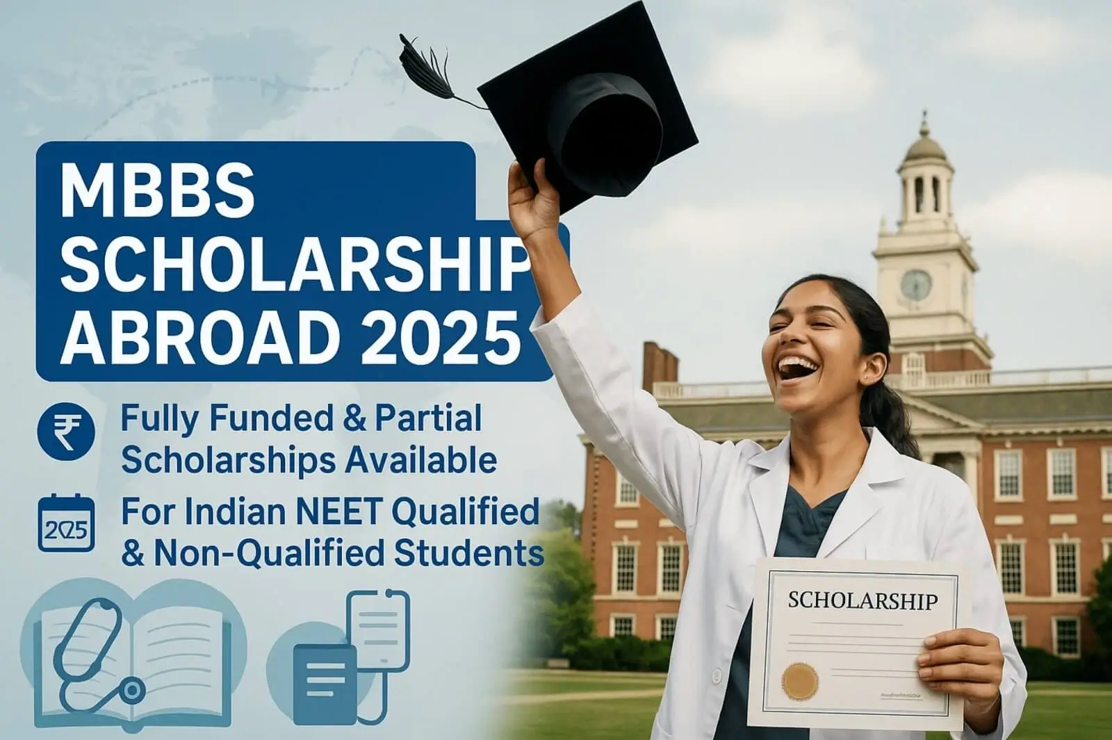 MBBS Scholarship Abroad for Indian Students 2025